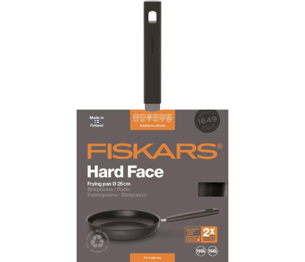 FISKARS Patelnia 26 cm HARD FACE (1052223) - 1379422 - zdjęcie 3